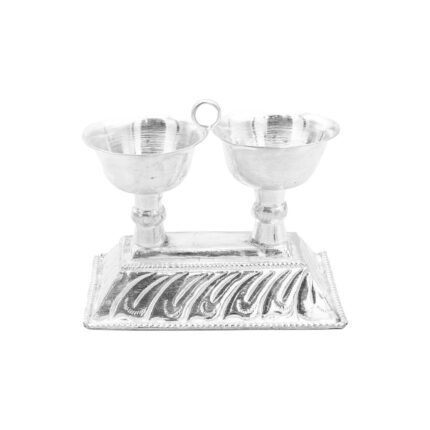 Handcrafted Silver 24K Chandan Khor