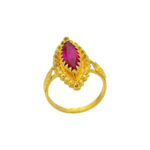 Handcrafted Gold Stone Ring